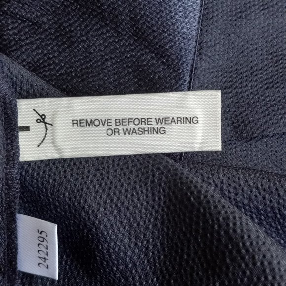 Nwt $79 ANN TAYLOR Dark Navy Button Down Shirt Sz MP  CHIC! - Picture 8 of 9